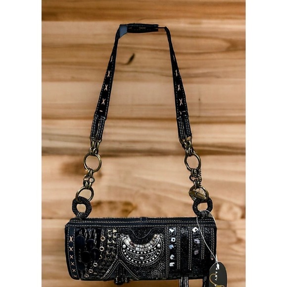New With Tags Vintage Mary Frances 954-07 “Bastille” Bag - Picture 1 of 10